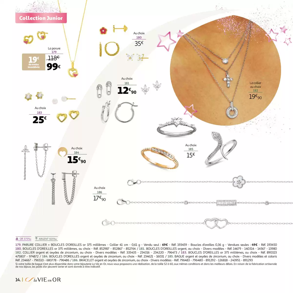 Catalogue La VIE en OR : collection cadeaux bijoux, page 00014