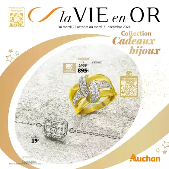 La VIE en OR : collection cadeaux bijoux