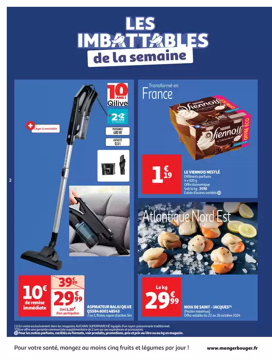 Catalogue Auchan Supermarché à Fréjus | Il est encore temps de faire le plein de promos  | 22/10/2024 - 27/10/2024