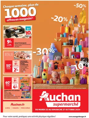 Catalogue Auchan Supermarché à Épinal | Il est encore temps de faire le plein de promos  | 22/10/2024 - 27/10/2024