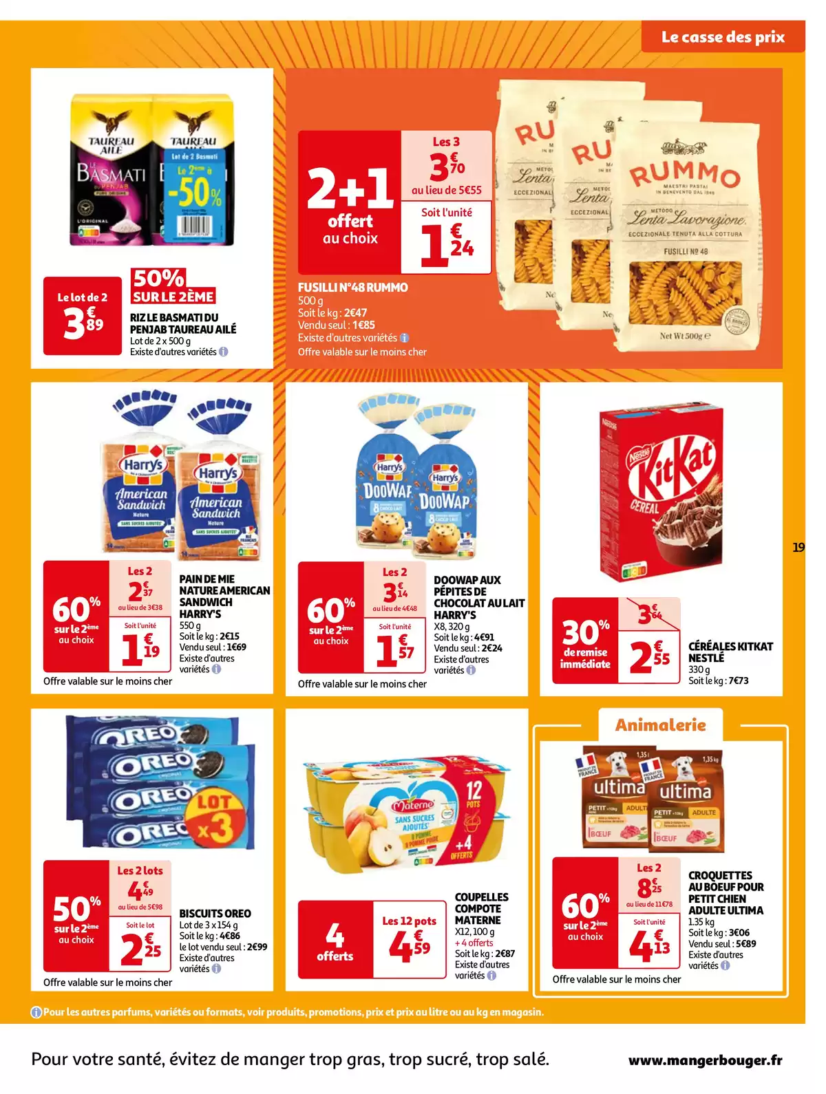 Catalogue Une semaine d'offres à prix cassés , page 00019