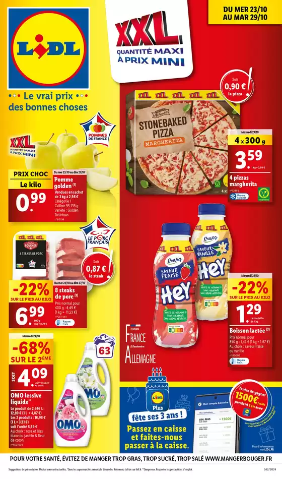 Catalogue Lidl à Lyon | L'hiver approche ! Cette semaine, retrouvez des produits réconfortants, toujours à prix Lidl | 23/10/2024 - 29/10/2024