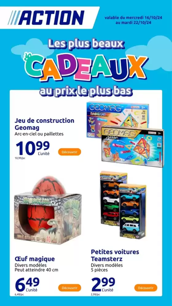 Les plus CADEAUX au prix le plus bas