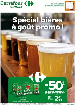 Catalogue Carrefour Contact à Gramat | SPECIAL BIÈRES A GOÛT PROMO ! | 22/10/2024 - 03/11/2024