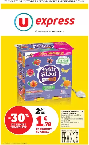 Promos de Supermarchés à Lille | Halloween à prix bas sur U Express | 22/10/2024 - 03/11/2024