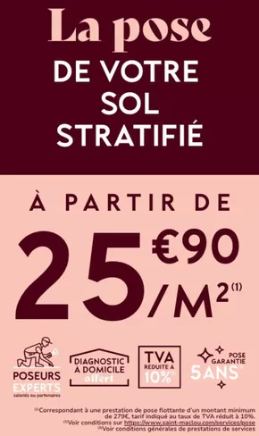 Catalogue Saint Maclou à Nîmes | La pose de votre sol stratifié | 17/10/2024 - 31/10/2024