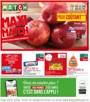 Catalogue Supermarché Match à Épinal | MAXI Supermarché MAtch | 21/10/2024 - 27/10/2024