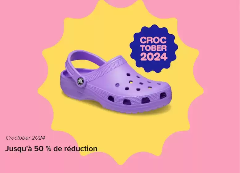 Catalogue Crocs à Bordeaux | Jusqu'à -50% de réduction | 18/10/2024 - 31/10/2024