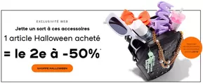 Promos de Mode à Martigues | 1 article Halloween acheté = le 2e à -50% sur Claire's | 18/10/2024 - 31/10/2024