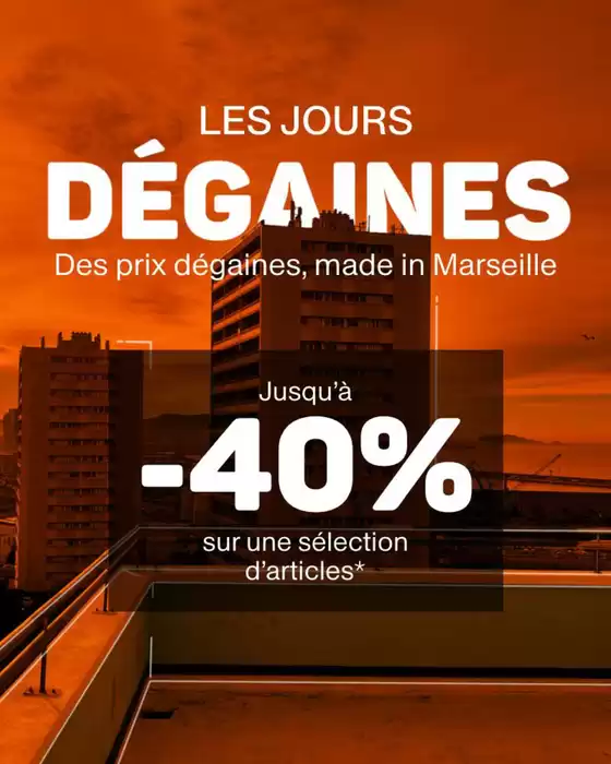 Viens découvrir notre sélection avec des prix dégaines : de -20% à -40%* sur des articles d'automne trés stylés !