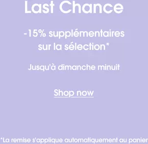 Promos de Mode à Aix-en-Provence | Last Chance -15% SUPPLÉMENTAIRES SUR LA SÉLECTION sur Maje | 18/10/2024 - 31/10/2024