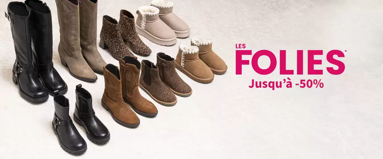 Le folies jusqu'à -50%