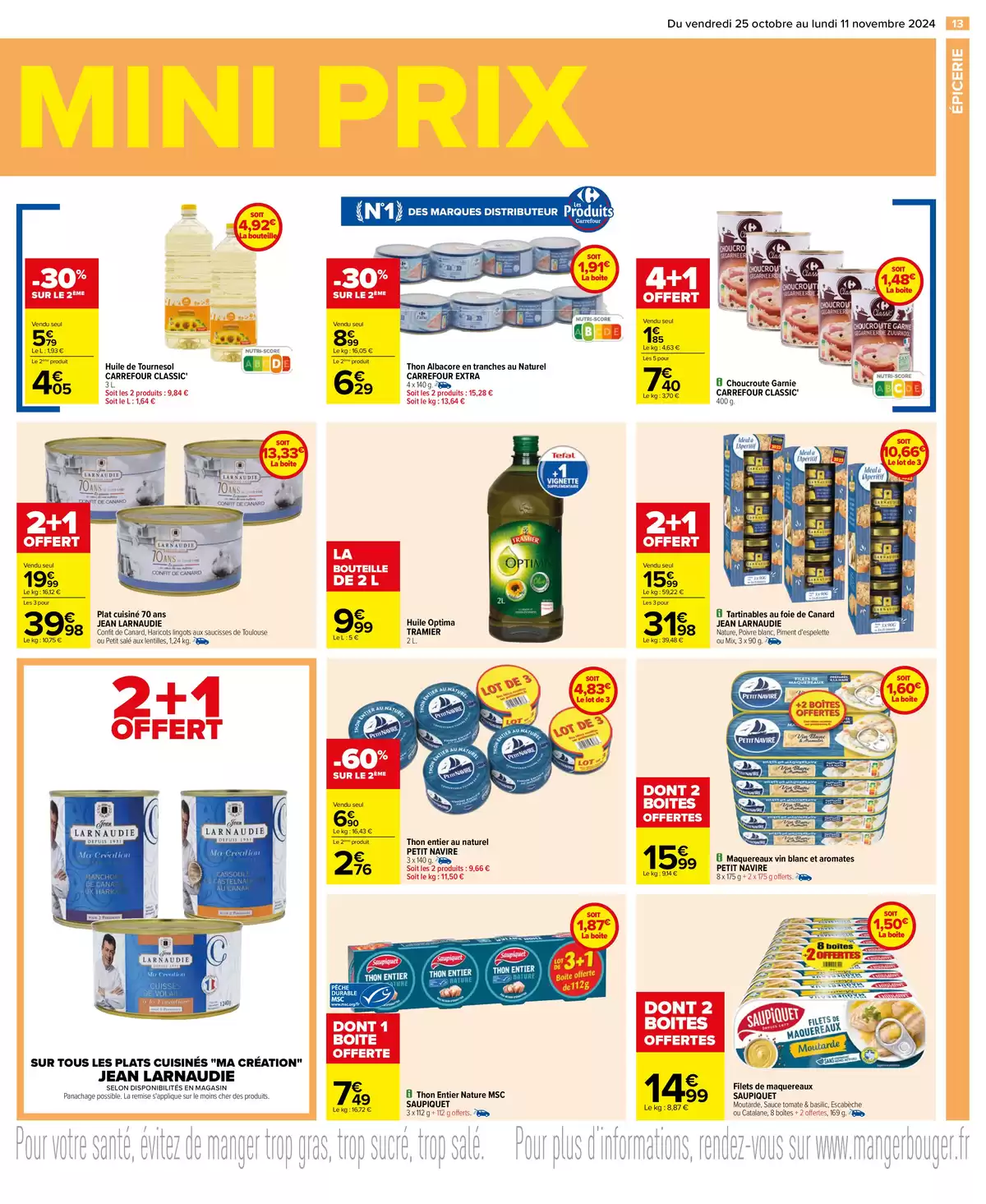 Catalogue MAXI FORMAT MINI PRIX, page 00013