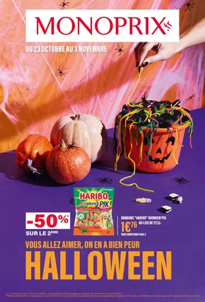 Catalogue Monoprix à Paris | Vous allez aimer, on en a bien peur HALLOWEEN | 23/10/2024 - 03/11/2024