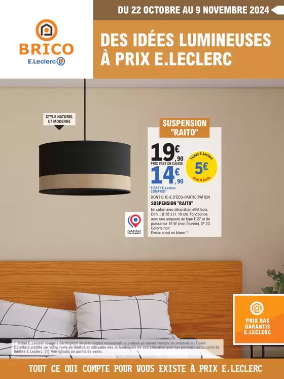 Catalogue E.Leclerc Brico à Montauban | Trafic Brico 11 | 22/10/2024 - 09/11/2024