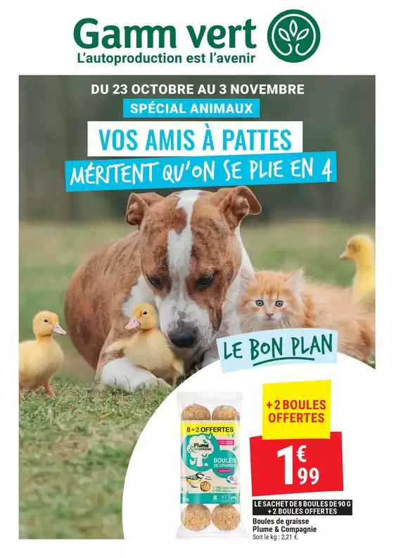 Catalogue Gamm vert à Nantes | Spécial animaux | 21/10/2024 - 03/11/2024