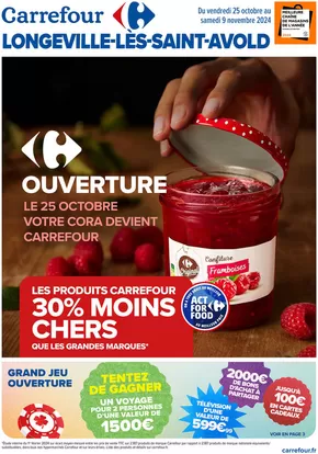 Catalogue Carrefour à Wasquehal | VOTRE CORA DEVIENT CARREFOUR | 25/10/2024 - 09/11/2024