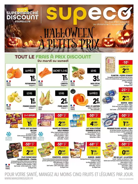 Catalogue Supeco à Saint-Chef | Halloween à petits prix | 22/10/2024 - 03/11/2024