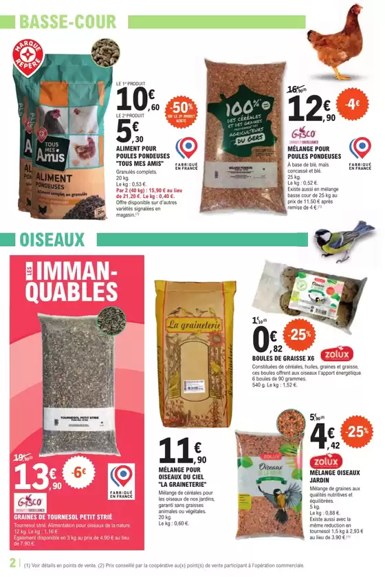 Catalogue E.Leclerc Jardi à Strasbourg | Top promos pour vos animaux | 22/10/2024 - 02/11/2024