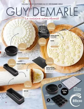 Promos de Meubles et Décoration à Colmar | La cuisine nous réunit sur Guy Demarle | 22/10/2024 - 31/12/2024