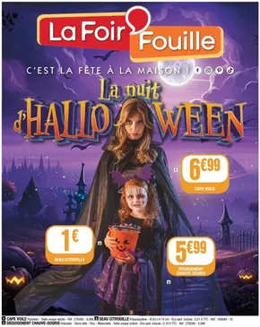 Promos de Bazar et Déstockage à Lens | La nuit d'HALLOWEEN sur La Foir'Fouille | 22/10/2024 - 31/10/2024