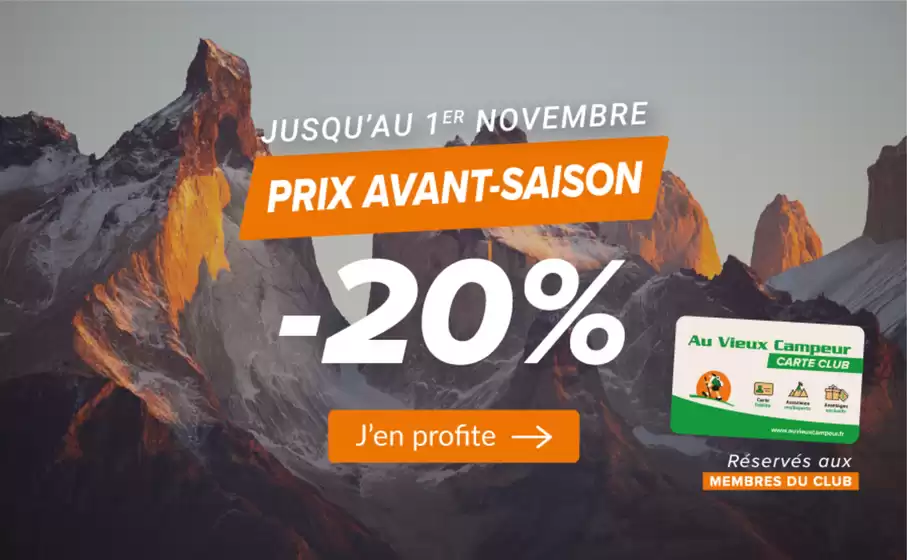 Catalogue Au vieux campeur à Lyon | C'est parti pour les prix avant-saison Automne/Hiver 2024-2025 ! | 22/10/2024 - 01/11/2024