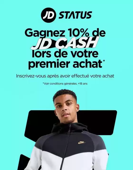 Catalogue JD Sports à Lyon | JD STATUS est désormais disponible en ligne | 22/10/2024 - 31/10/2024