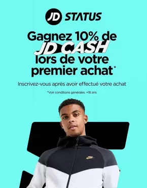 Promos de Sport à Thionville | JD STATUS est désormais disponible en ligne sur JD Sports | 22/10/2024 - 31/10/2024