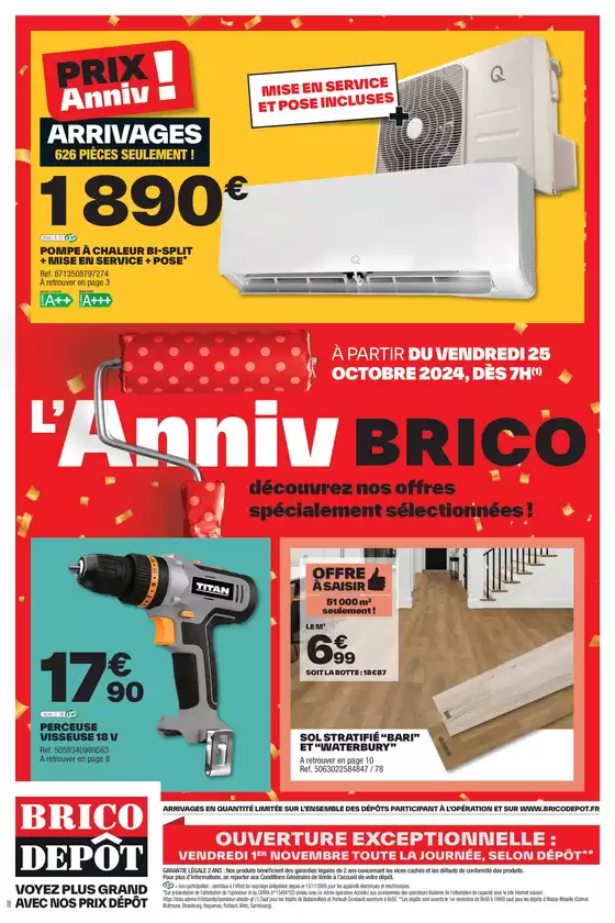 L'ANNIV BRICO découvrez nos offres spécialement sélectionnées !