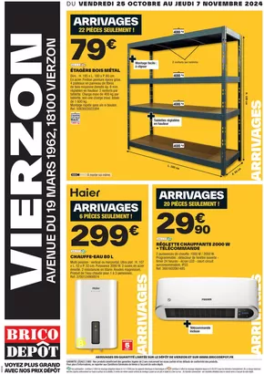 Catalogue Brico Dépôt | VIERZON Arrivages | 25/10/2024 - 07/11/2024