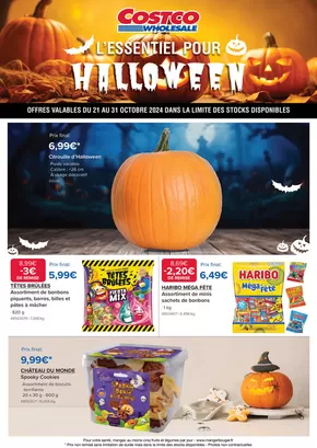 Promos de Discount Alimentaire à Boulogne-Billancourt | L'ESSENTIEL POUR HALLOWEEN sur Costco | 23/10/2024 - 31/10/2024