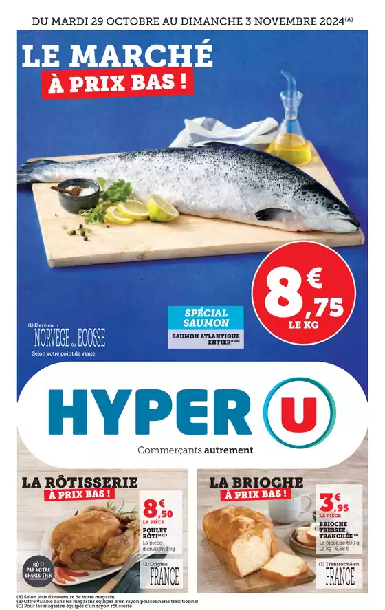 Catalogue Hyper U | Jour de Marché Ouest | 29/10/2024 - 03/11/2024