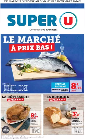 Catalogue Super U à Saint-Brieuc | Jour de Marché Ouest | 29/10/2024 - 03/11/2024