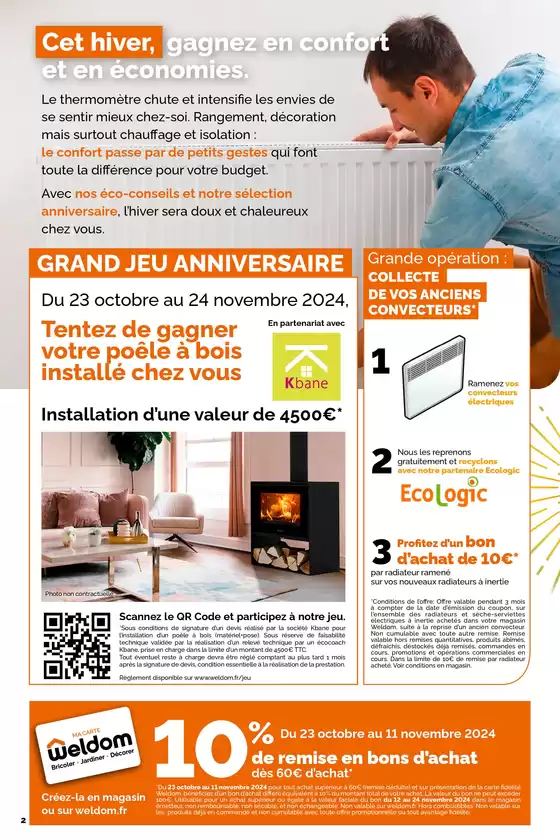 Catalogue Weldom à Ploërmel | Grand jeu anniversaire ! | 23/10/2024 - 24/11/2024