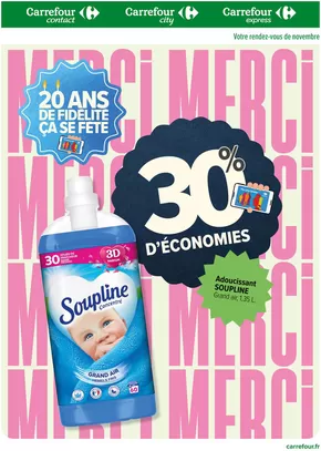 Catalogue Carrefour Contact à Tourouvre | LA FIDÉLITÉ, CA PAYE... SURTOUT EN PROMO EN NOVEMBRE ! | 01/11/2024 - 30/11/2024