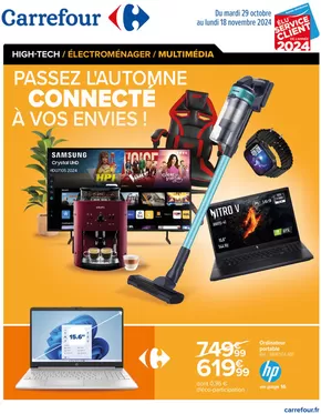 Catalogue Carrefour à Wasquehal | PASSEZ L'AUTOMNE CONNECTÉ À VOS ENVIES | 29/10/2024 - 18/11/2024