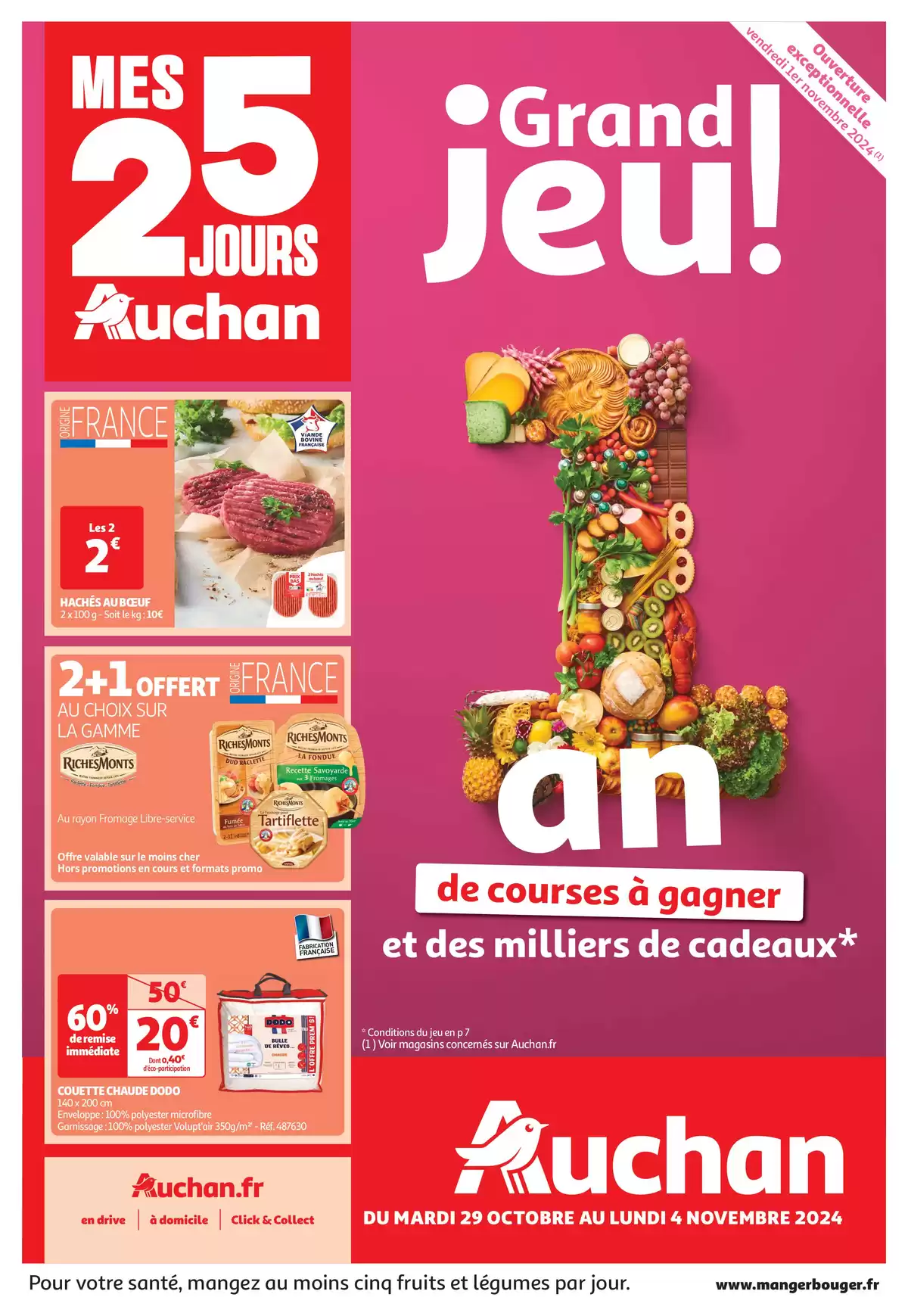 Catalogue Top depart : 25 jours Auchan , page 00001