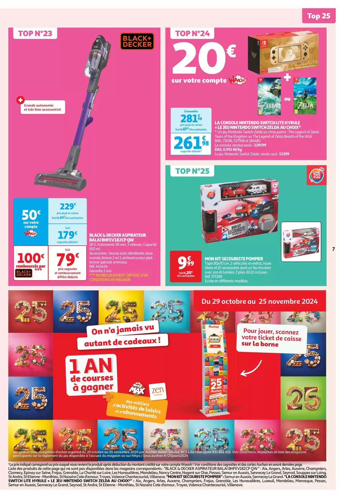 Catalogue Top depart : 25 jours Auchan , page 00007