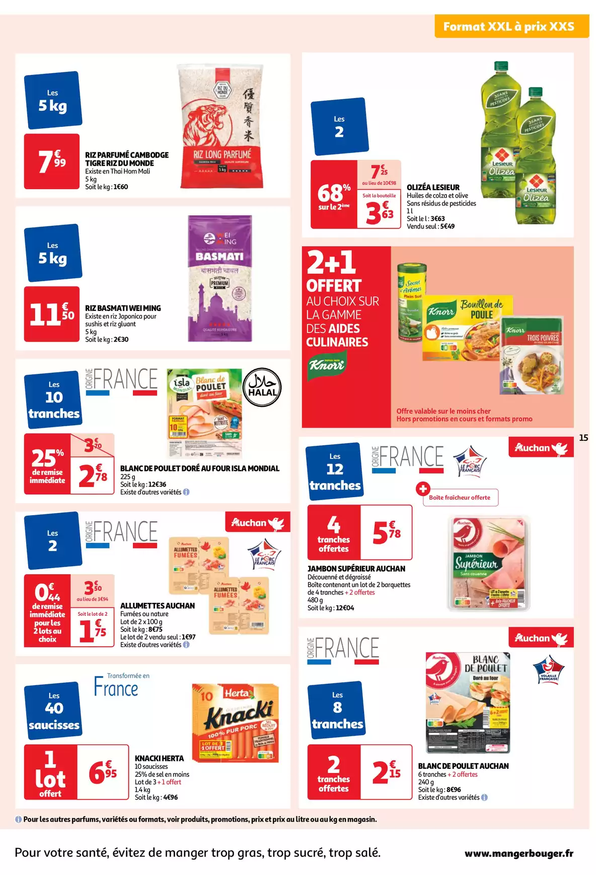 Catalogue Top depart : 25 jours Auchan , page 00015