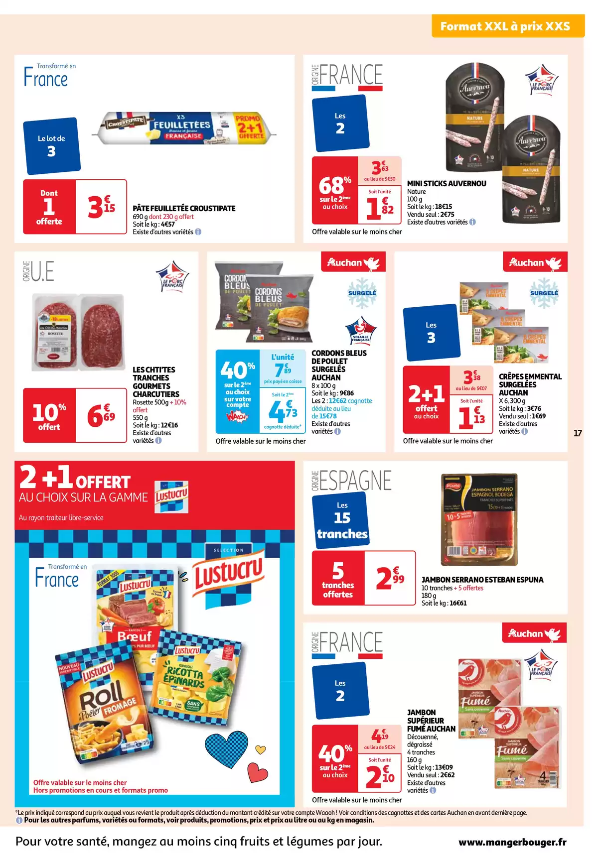 Catalogue Top depart : 25 jours Auchan , page 00017