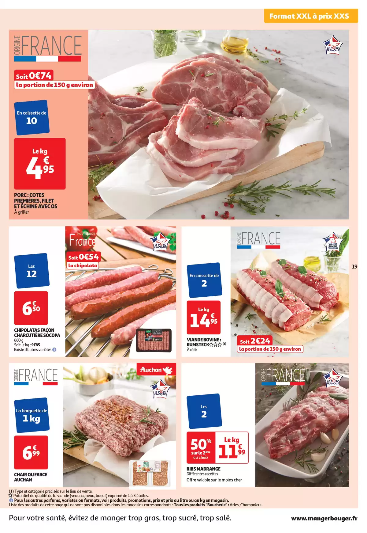 Catalogue Top depart : 25 jours Auchan , page 00019