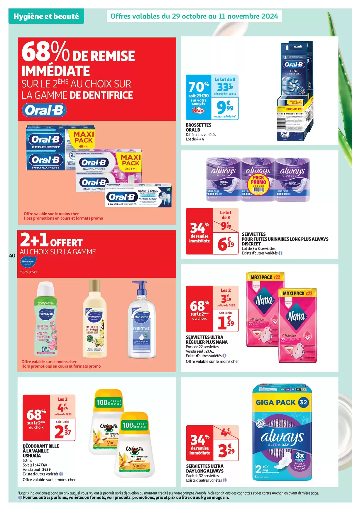 Catalogue Top depart : 25 jours Auchan , page 00040