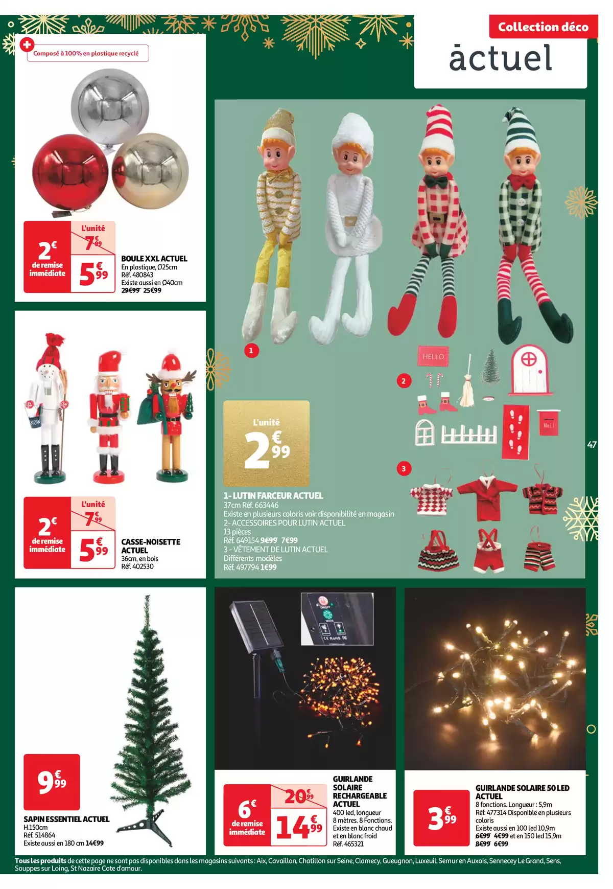 Catalogue Top depart : 25 jours Auchan , page 00047