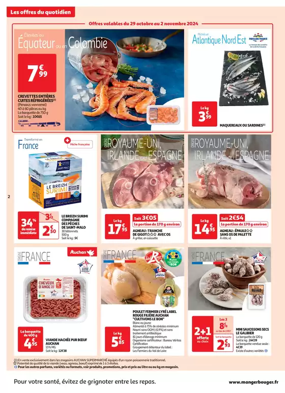 Catalogue Auchan Supermarché à Istres | Les 25 jours Auchan, c'est maintenant !  | 29/10/2024 - 03/11/2024