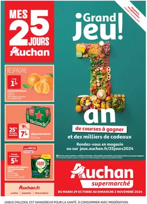 Catalogue Auchan Supermarché à Remiremont | Les 25 jours Auchan, c'est maintenant !  | 29/10/2024 - 03/11/2024