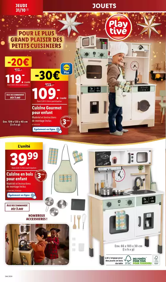 Catalogue Lidl à Quiévrechain | Besoin d'idées cadeaux pour émerveiller les enfants ? Craquez pour les jouets Lidl | 31/10/2024 - 04/11/2024