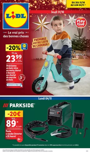 Catalogue Lidl à Amiens | Besoin d'idées cadeaux pour émerveiller les enfants ? Craquez pour les jouets Lidl | 31/10/2024 - 04/11/2024