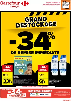 Catalogue Carrefour Market à Mérignac (Gironde) | Grand Distockage | 24/10/2024 - 03/11/2024