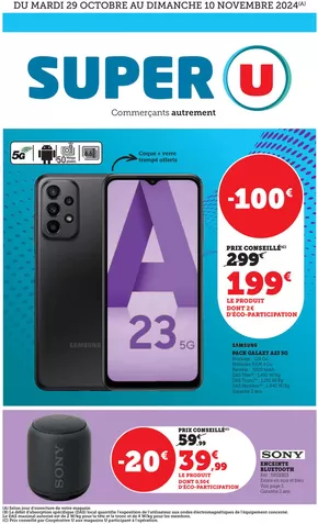 Promos de Multimédia et Electroménager à Alençon | Spécial Image et Son sur Super U | 29/10/2024 - 10/11/2024