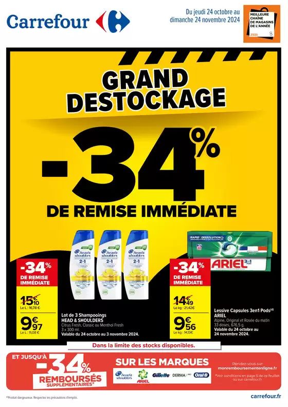 Catalogue Carrefour Express à Ars-Laquenexy | GRAND DESTOCKAGE | 25/10/2024 - 24/11/2024